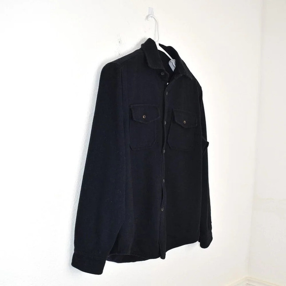 Brandy Melville Shacket Jacket Button Down Fleece Lined Wool Blend Heavyweight - Picture 3 of 16